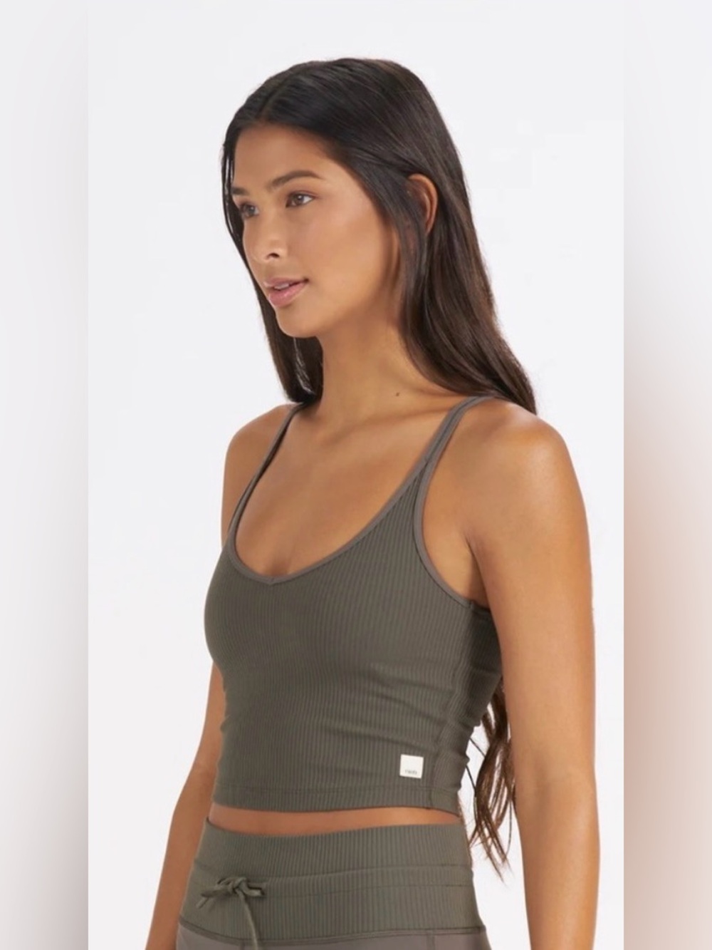 Vuori Rib Crop Tank - Picture 3 of 15